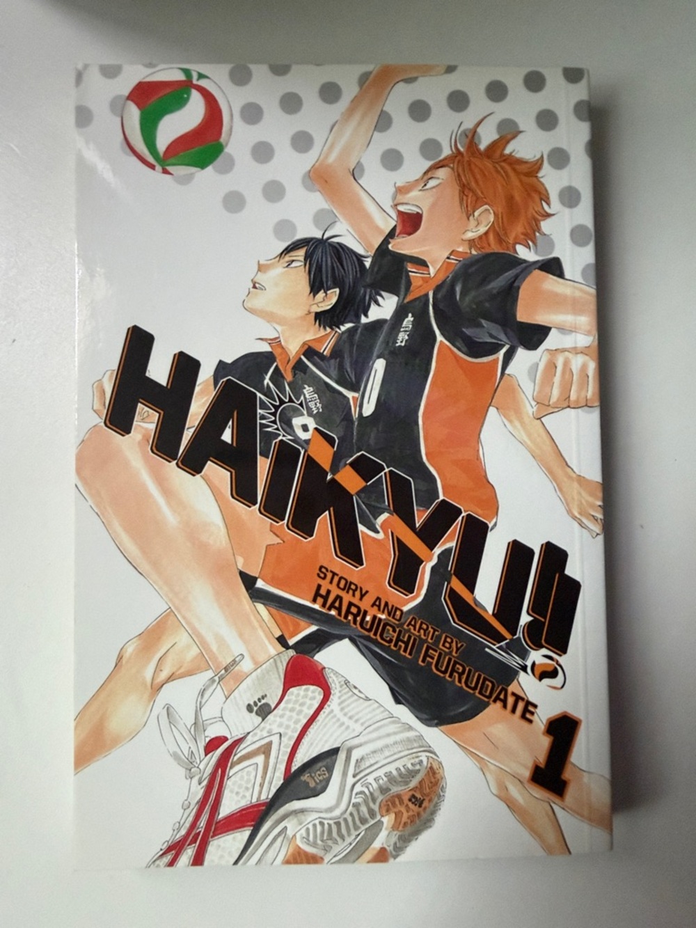 Haikyu!! Vol. 1 Manga - Orange & Black Cover